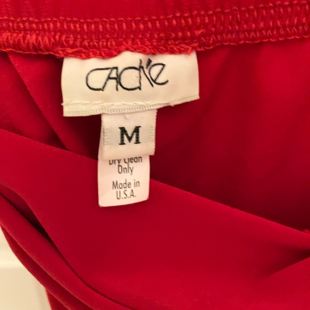 Cache Red Midi Dress - Picture 5 of 6
